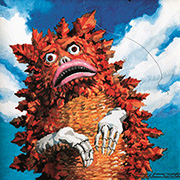 《ピグモン》(部分)1991年 水彩・紙、木、油性塗料 個人蔵