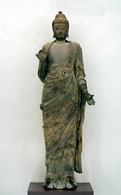 銅製釈迦牟尼仏立像