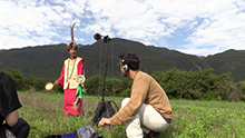 雲南省での宗教職能者トンバのレコーディング
