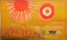 1942 /Tempera on fabric/  914.4×1524.0cm <br/> Philadelphia Museum of Art: Gift of Leslie and Stanley Westreich, 1986